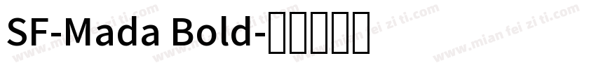 SF-Mada Bold字体转换